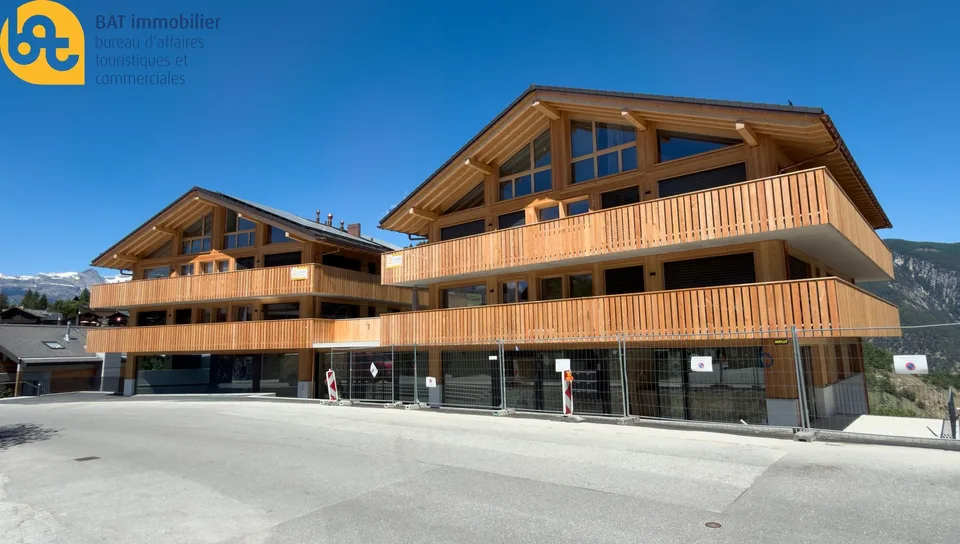 Promotion Les Échères à Vercorin - Derniers attiques neufs en duplex au cour du village