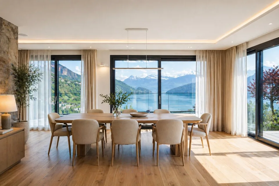Stilvolle Luxusvilla mit Beeindruckendem See- und Bergpanorama in Weggis