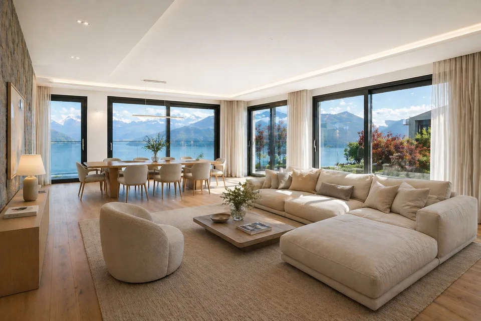 Stilvolle Luxusvilla mit Beeindruckendem See- und Bergpanorama in Weggis