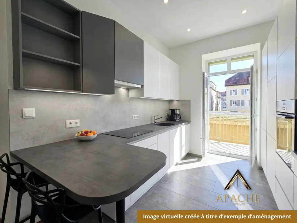 2 + 3,5 Räume oder 5,5 Räume mit großem Balkon? Die Wahl liegt bei Ihnen!