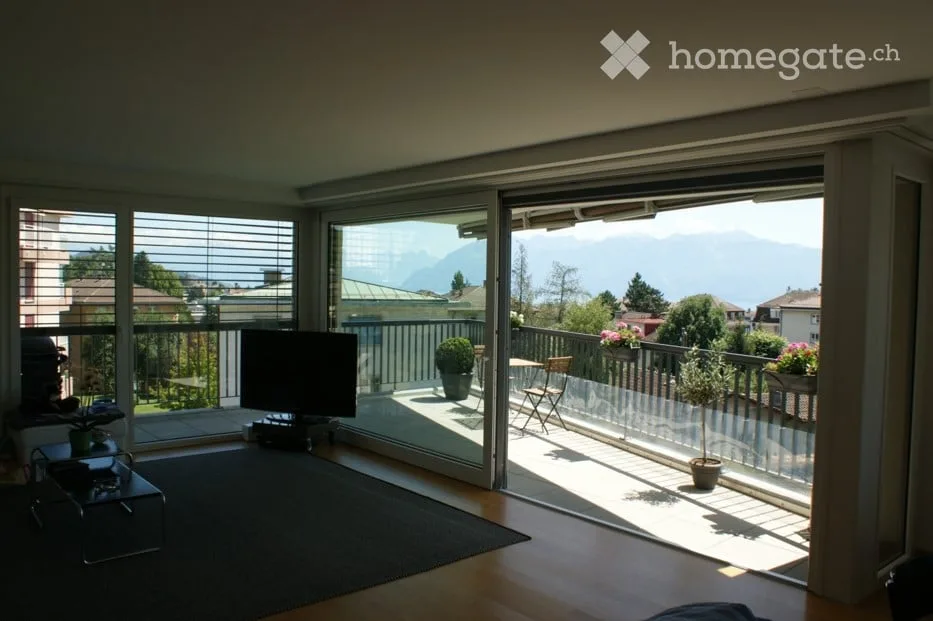 Rare appartement moderne à Chailly avec vue sur les Alpes