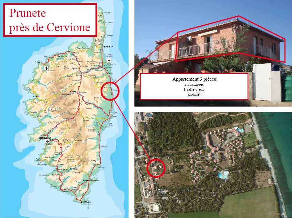 Charmanter Apartment mit 3,5 Zimmern und Balkon in Cervione – Foto 9 von 10