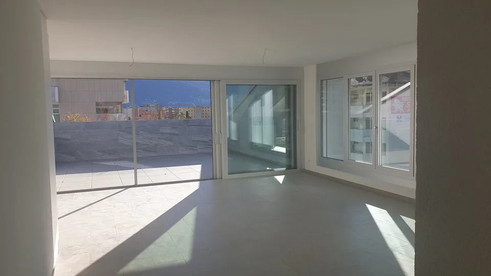 Magnifices Appartment mit 3.5 Zimmern - 93 m² mit Terrasse von 28,3 m²