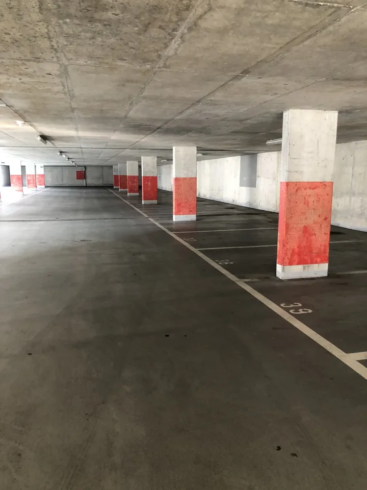 Interior car parking space