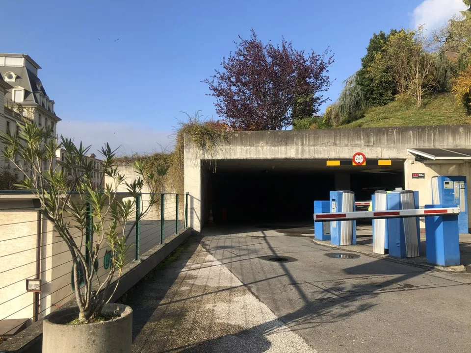 Interior car parking space
