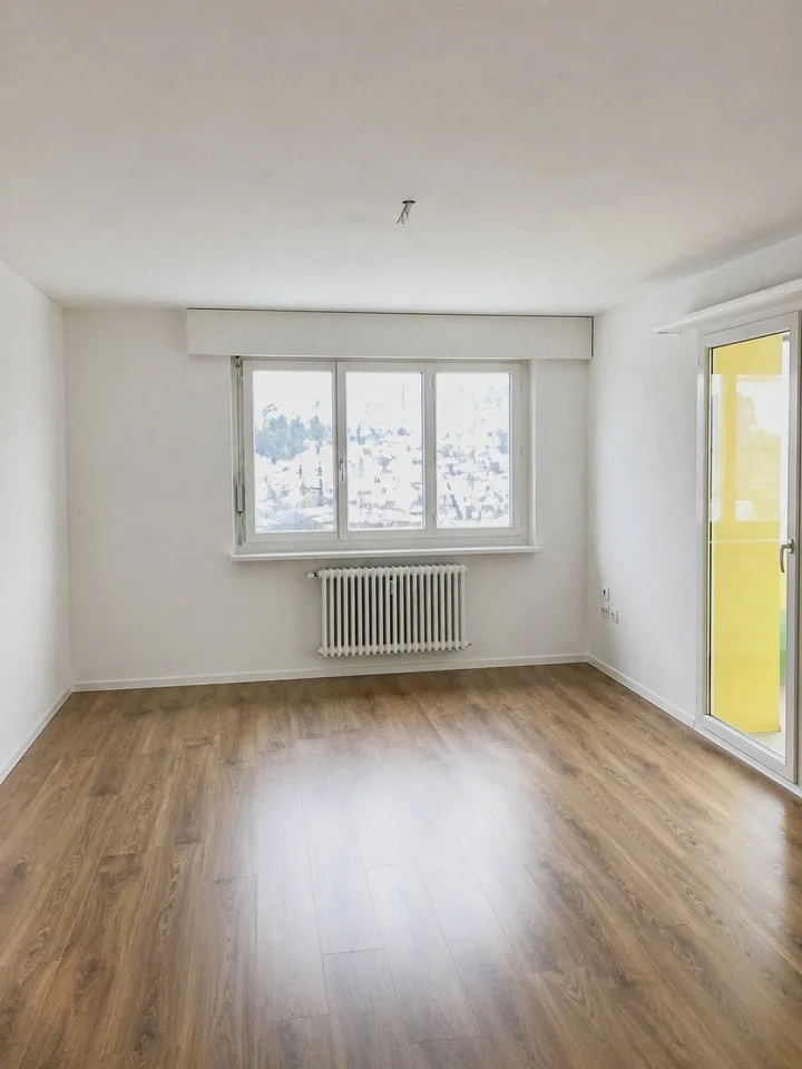 Bello appartamento 1,5 locali con balcone in affitto