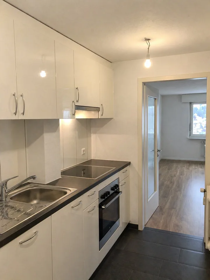 Bello appartamento 1,5 locali con balcone in affitto