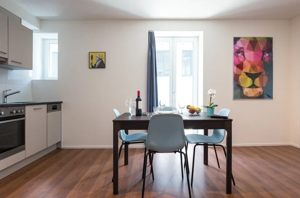 Grosszügiges möbliertes 2 Zimmer-Apartment mit Balkon in Zürich-Altstetten