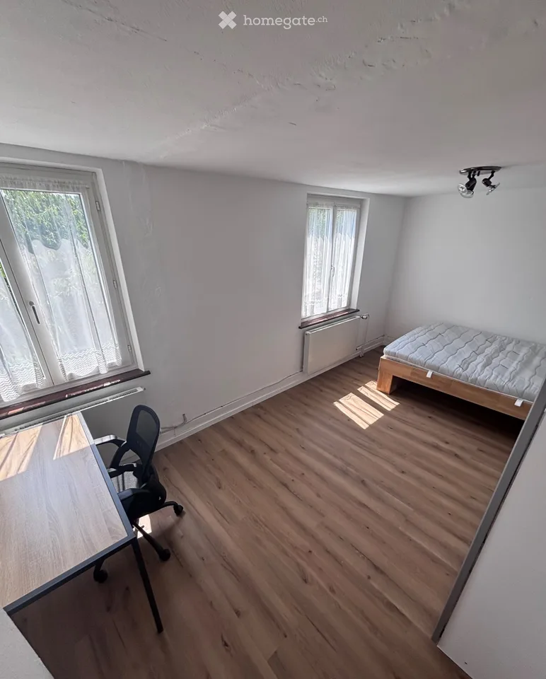 Furnished 16m² room directly at Bassersdorf train station