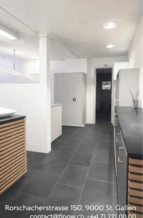 Spazio ufficio rappresentativo di 148 m² a St. Gallen – sottolocatario cercato, 3 mesi di affitto gratuiti