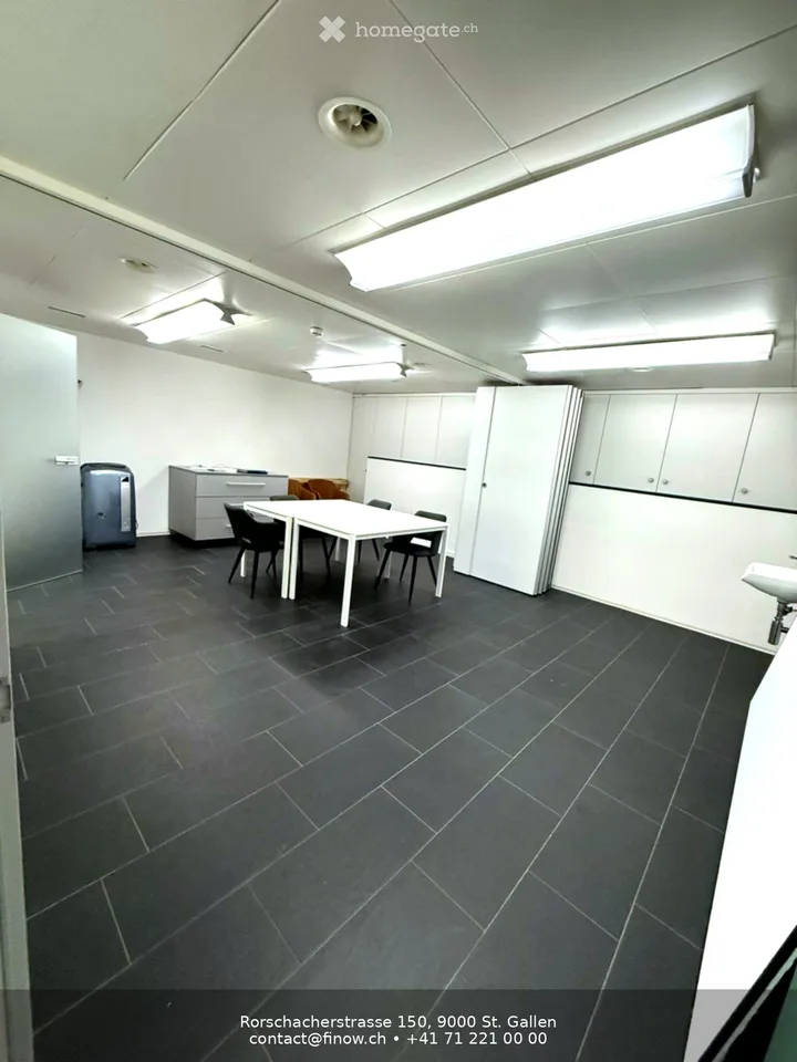 Spazio ufficio rappresentativo di 148 m² a St. Gallen – sottolocatario cercato, 3 mesi di affitto gratuiti