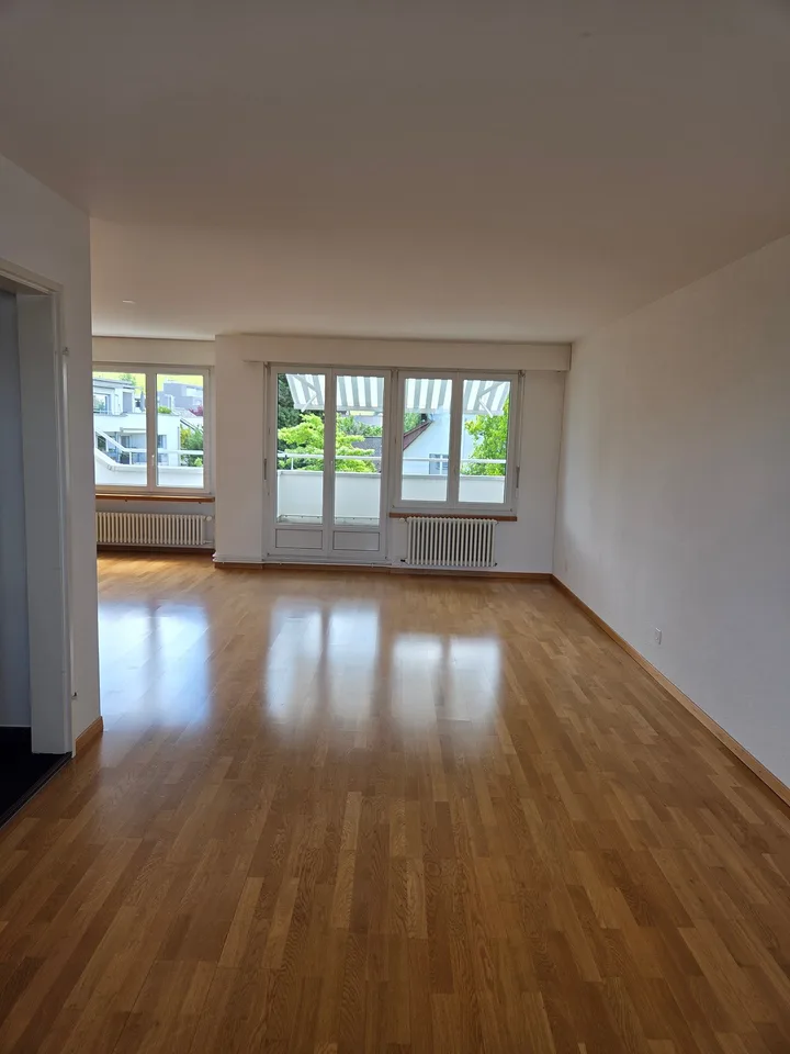 Ampio appartamento maisonette di 4,5 locali in una posizione tranquilla con una vista mozzafiato sul lago e le montagne