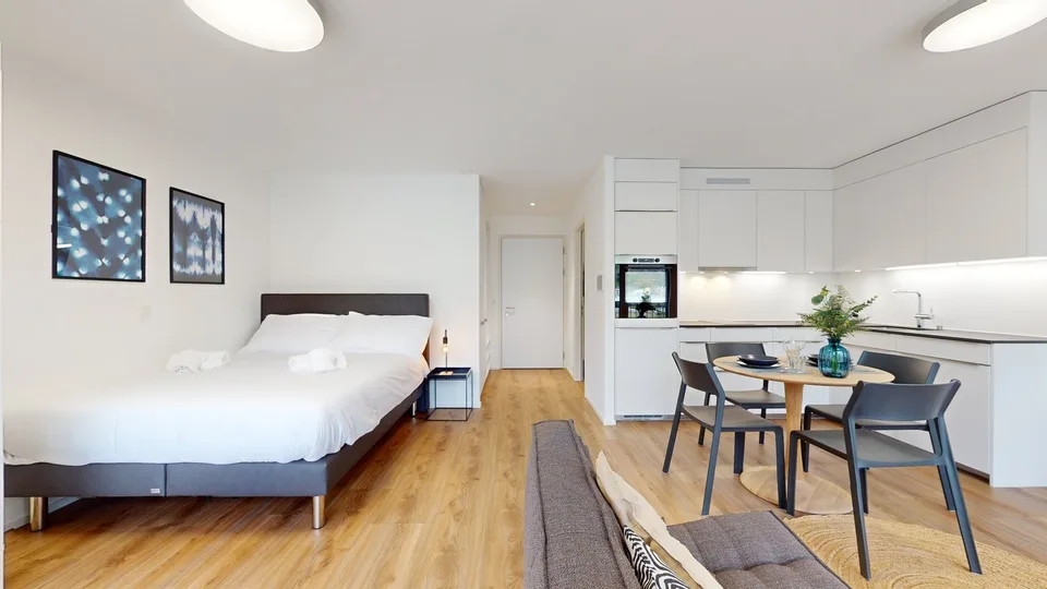 Modern and bright studio
