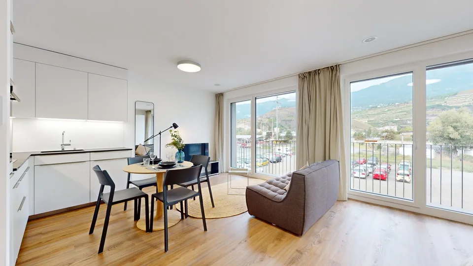 Modern and bright studio