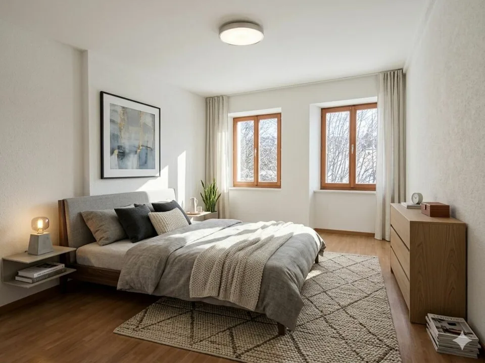 Große 4.5-Zimmer-Wohnung mit Kamin