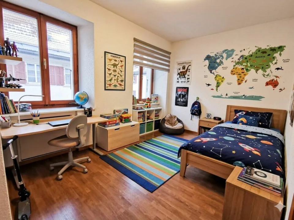 Große 4.5-Zimmer-Wohnung mit Kamin