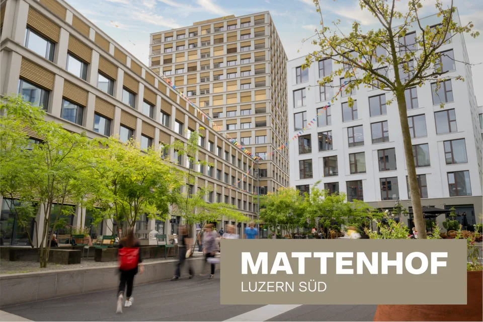 I vostri nuovi locali commerciali al Mattenhof a Kriens