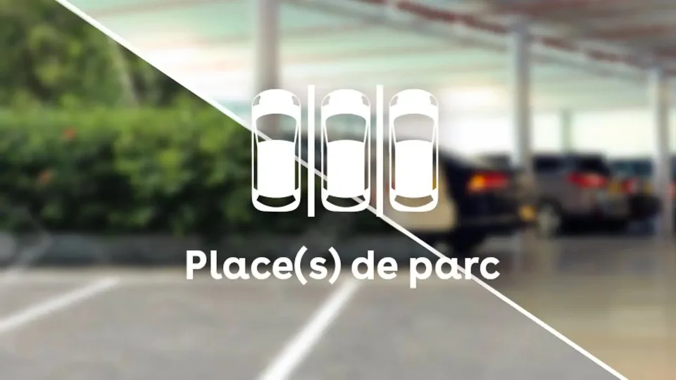 Place de parc intérieure double