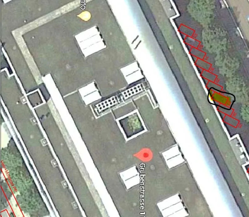 Aussenparkplatz Grubenstr. 11 per sofort!