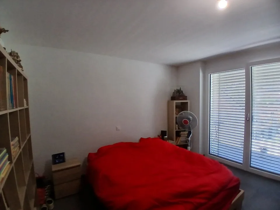 Modern 2.5-room apartment with balcony and mountain view in Fully