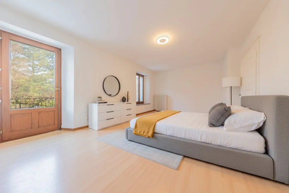 À mieten - Prächtiges Duplex in einem 7,5-Zimmer-Dorfhause - 260 m² - Heizbare Poolanlage - Trélex (Nyon)