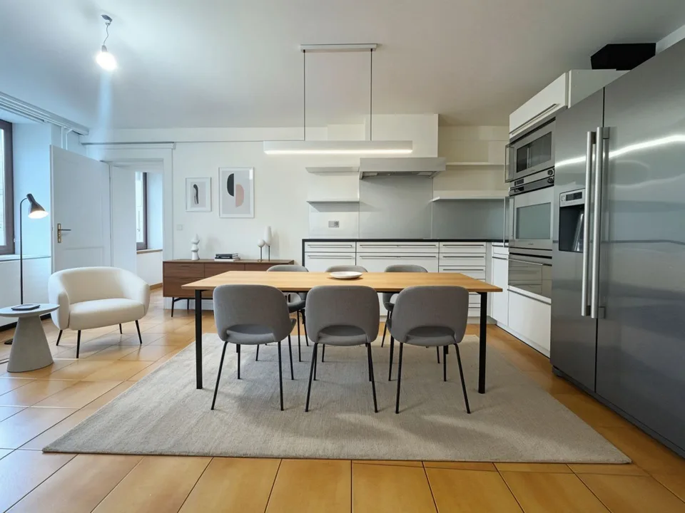 À mieten - Prächtiges Duplex in einem 7,5-Zimmer-Dorfhause - 260 m² - Heizbare Poolanlage - Trélex (Nyon)