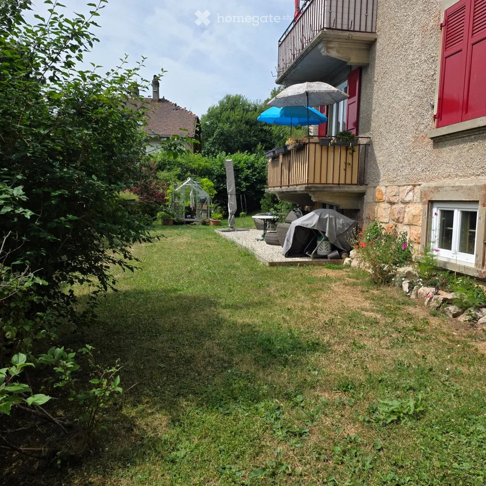 Appartement à louer - 3 pièces avec balcon et garage couvert