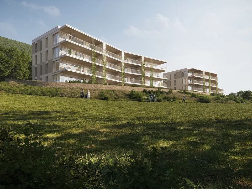 Nuovo progetto a St-Blaise - 3.5 locali con vista lago