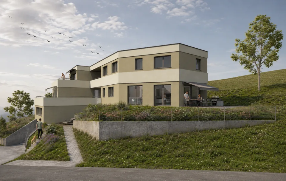Maison unifamiliale spacieuse avec vue sur les montagnes