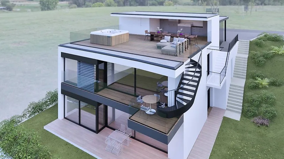 Penthouse avec terrasse panoramique!