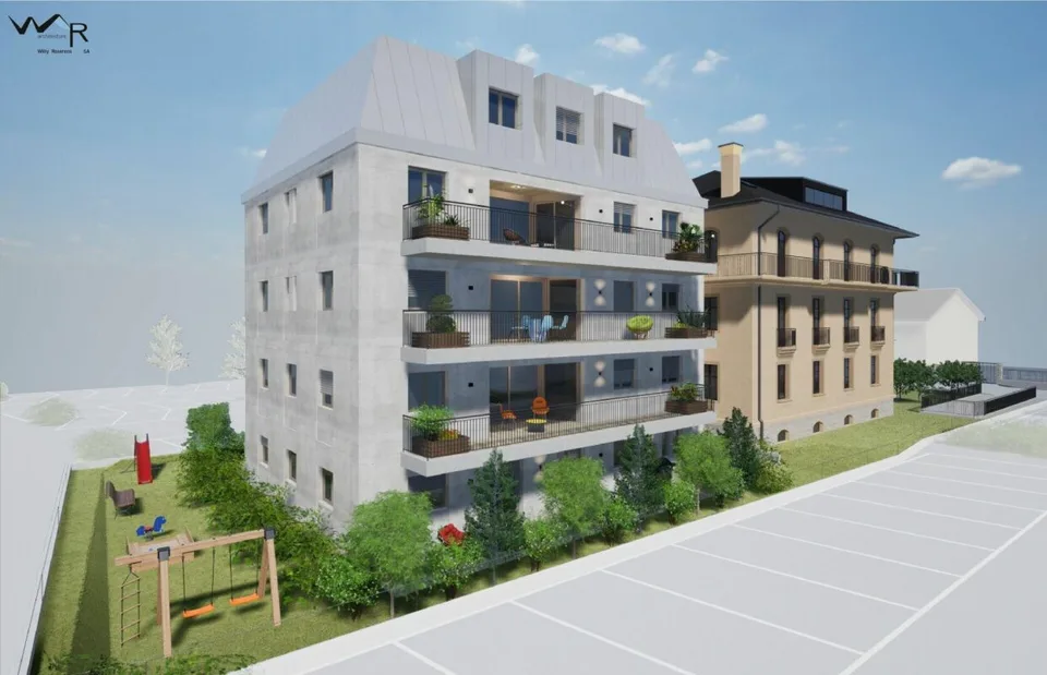 PPE Romande XXV - Lot 307 - Duplex Süd 4,5 Zimmer 3. Stock V1