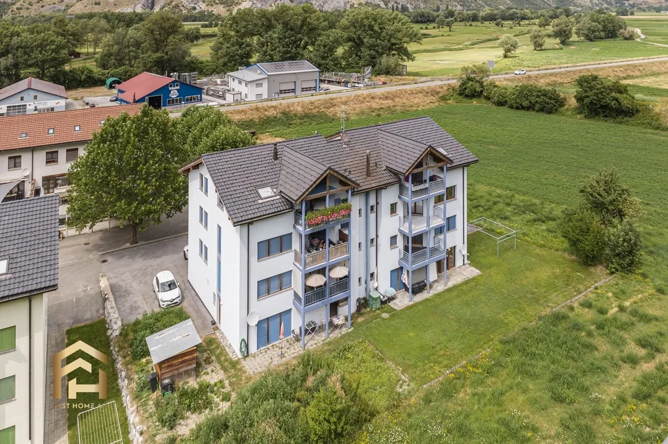 Appartamento tranquillo di 4,5 locali ad Agarn con posto giardino – foto 13 di 13