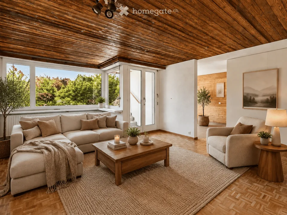 Appartement spacieux 5.5 pièces avec 32 m² d'espace extérieur