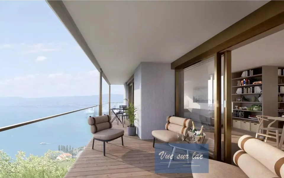 Appartements neufs, vue panoramique sur le lac!