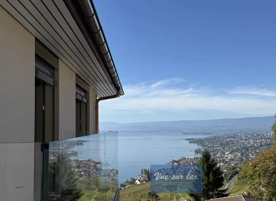 Appartements neufs, vue panoramique sur le lac!