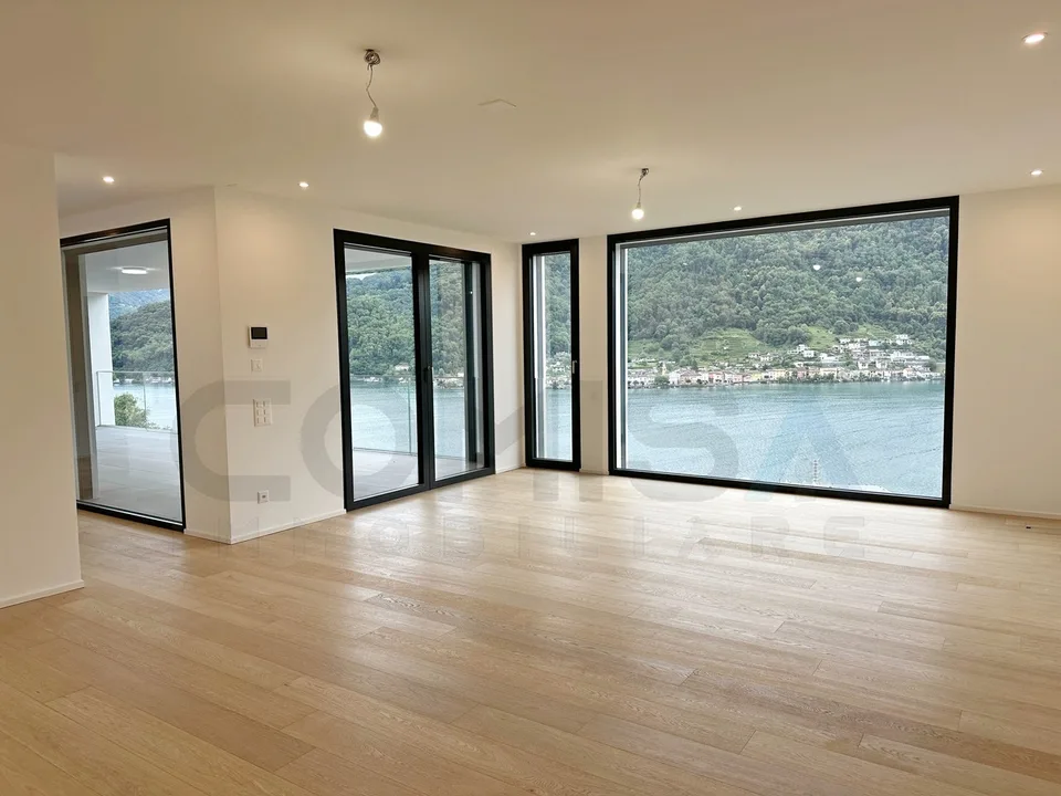 VICO MORCOTE Neue moderne Villa 7.5 Lokale Seeblick