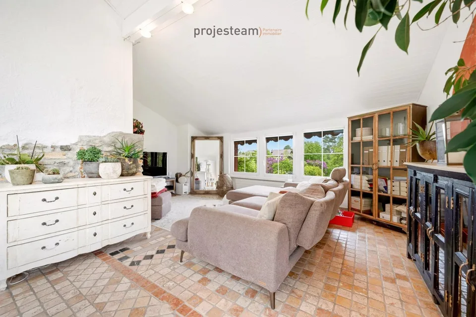 2 Apartments 84m2 und 181m2, zu einem Triplex in einem renovierten Bauernhof vereint – Foto 12 von 13
