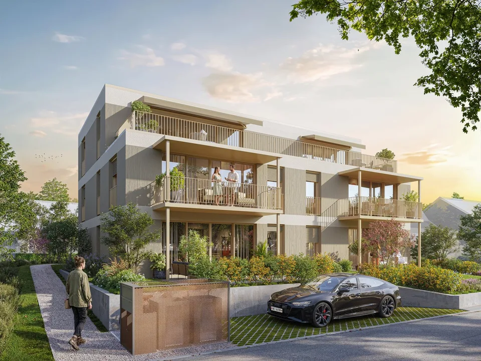Nouveau bâtiment au Starenweg: Appartements 2.5 pièces spacieux à l'étage supérieur à vendre
