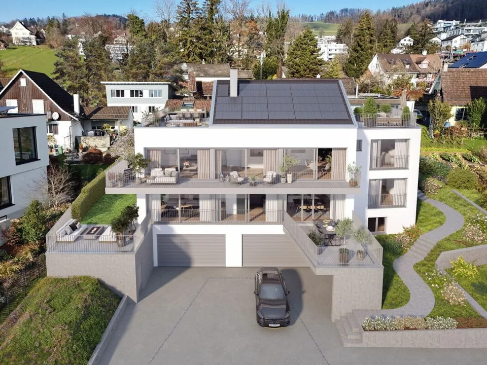 Appartement penthouse de la classe extra - Vue sur le lac incluse à Stäfa