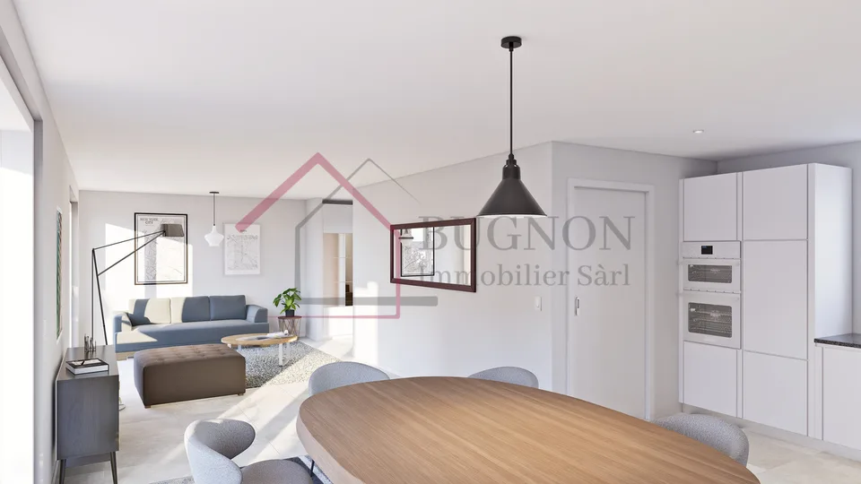 LES VILLAS DU GRAND PRÉ  Villa mitoyenne de 4.5 pièces - Lot C1