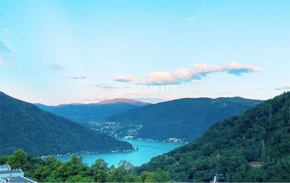Terreno edificabile con splendida vista sul Lago di Lugano