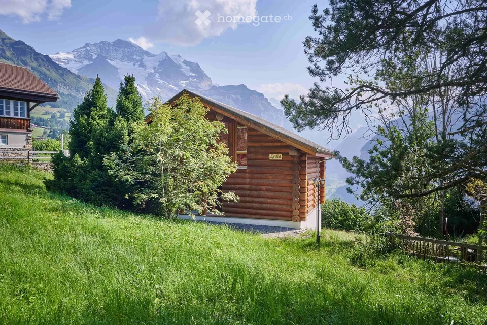 Stunning 7.5-Room Alpine Chalet with Panoramic Mountain Views in Wengen