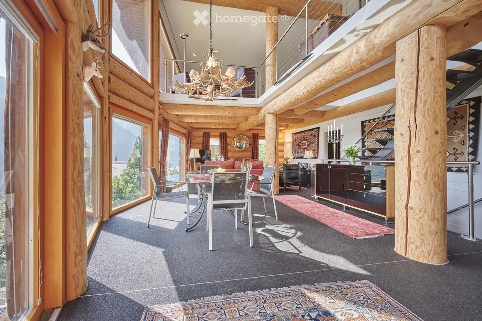 Atemberaubendes 7,5-Zimmer-Alpen-Chalet mit Panoramablick auf die Berge in Wengen