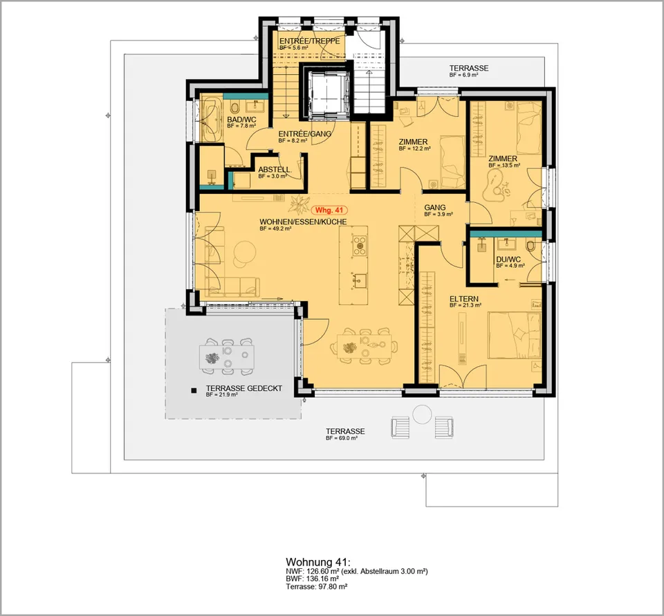 BIENENPARK - Attika -Penthousewohnung!
