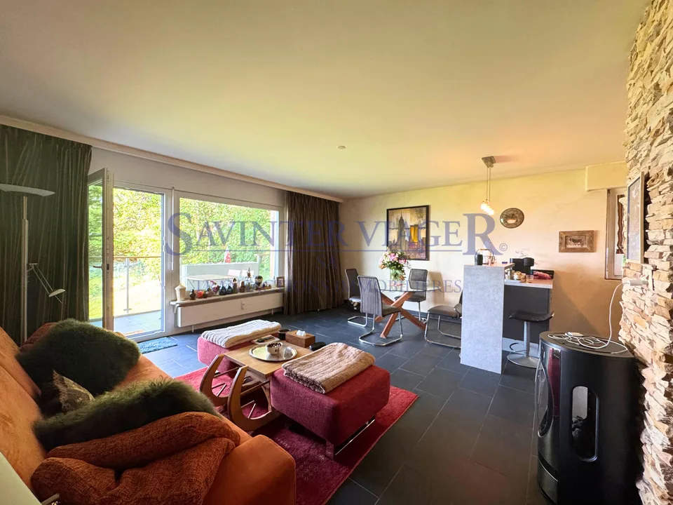 Appartement 91 m², terrasse 20 m2. Proche centre - Vue Alpes