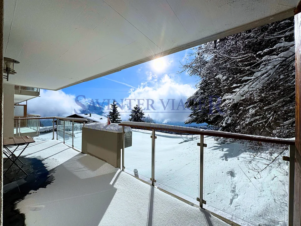 Appartement 91 m², terrasse 20 m2. Proche centre - Vue Alpes