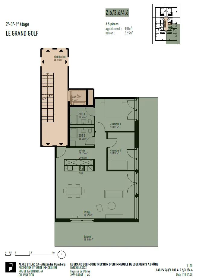 Appartamento con grande giardino privato