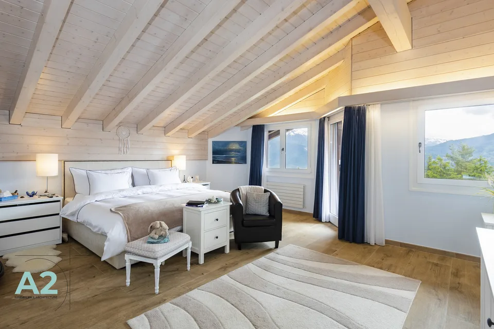 Chalet von hohem Standard mit 9 Zimmern, Außenpool und Jacuzzi – Foto 8 von 19