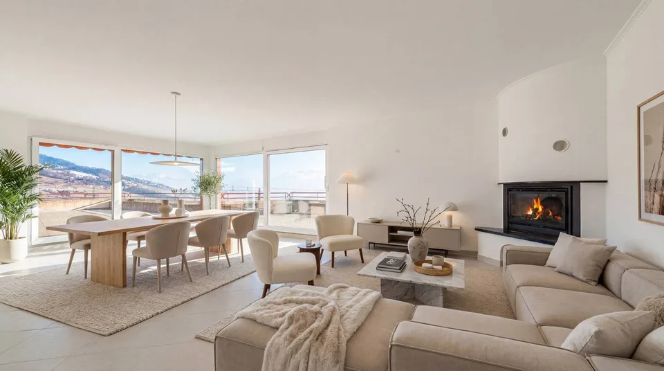 La Conversion  Espace, confort et vue panoramique sur le lac et les Alpes