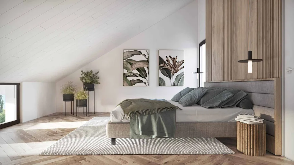Duplex di 4.5 locali con balconi